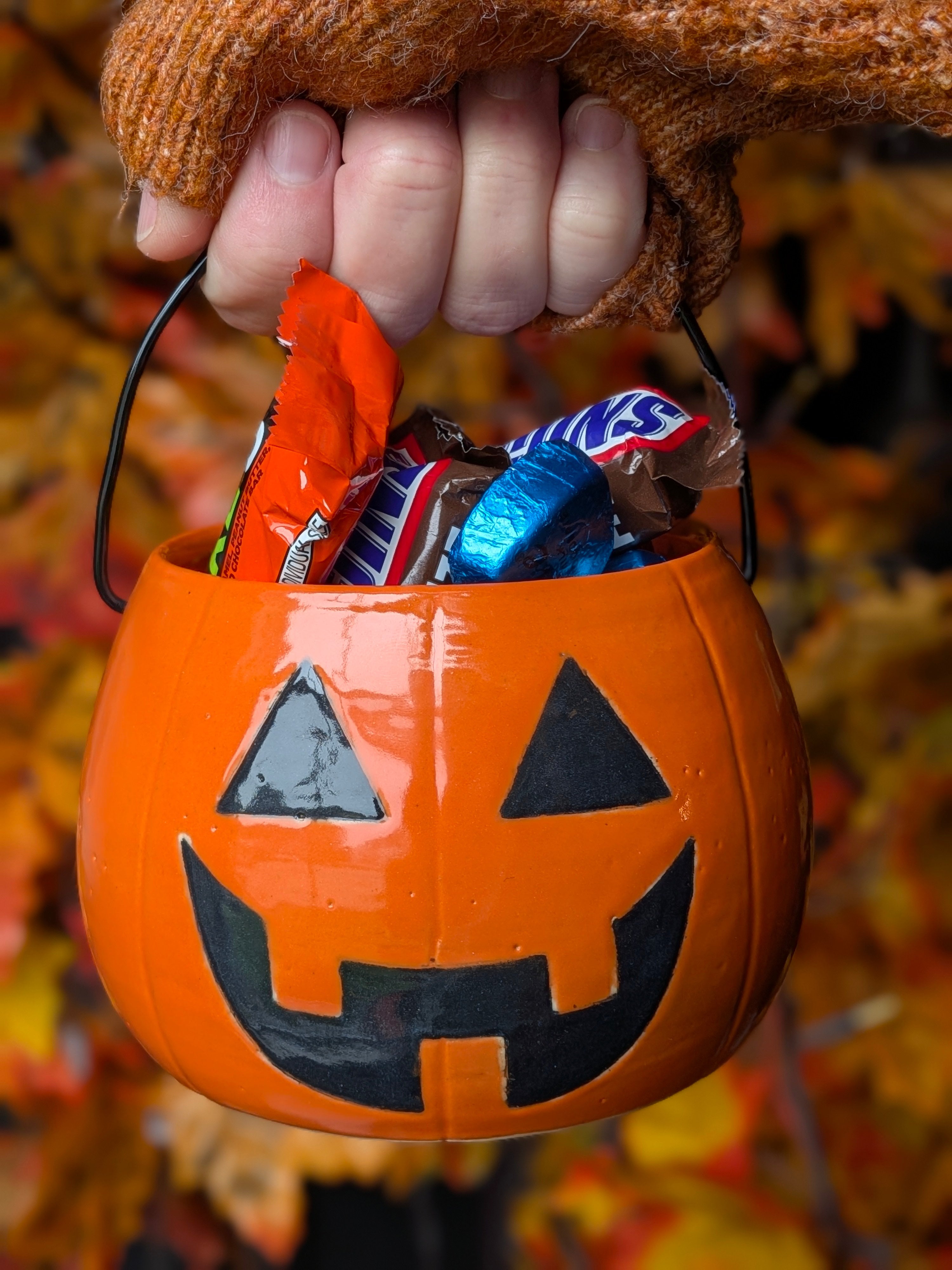 Jack-o-Lantern Trick-or-Treat Pail