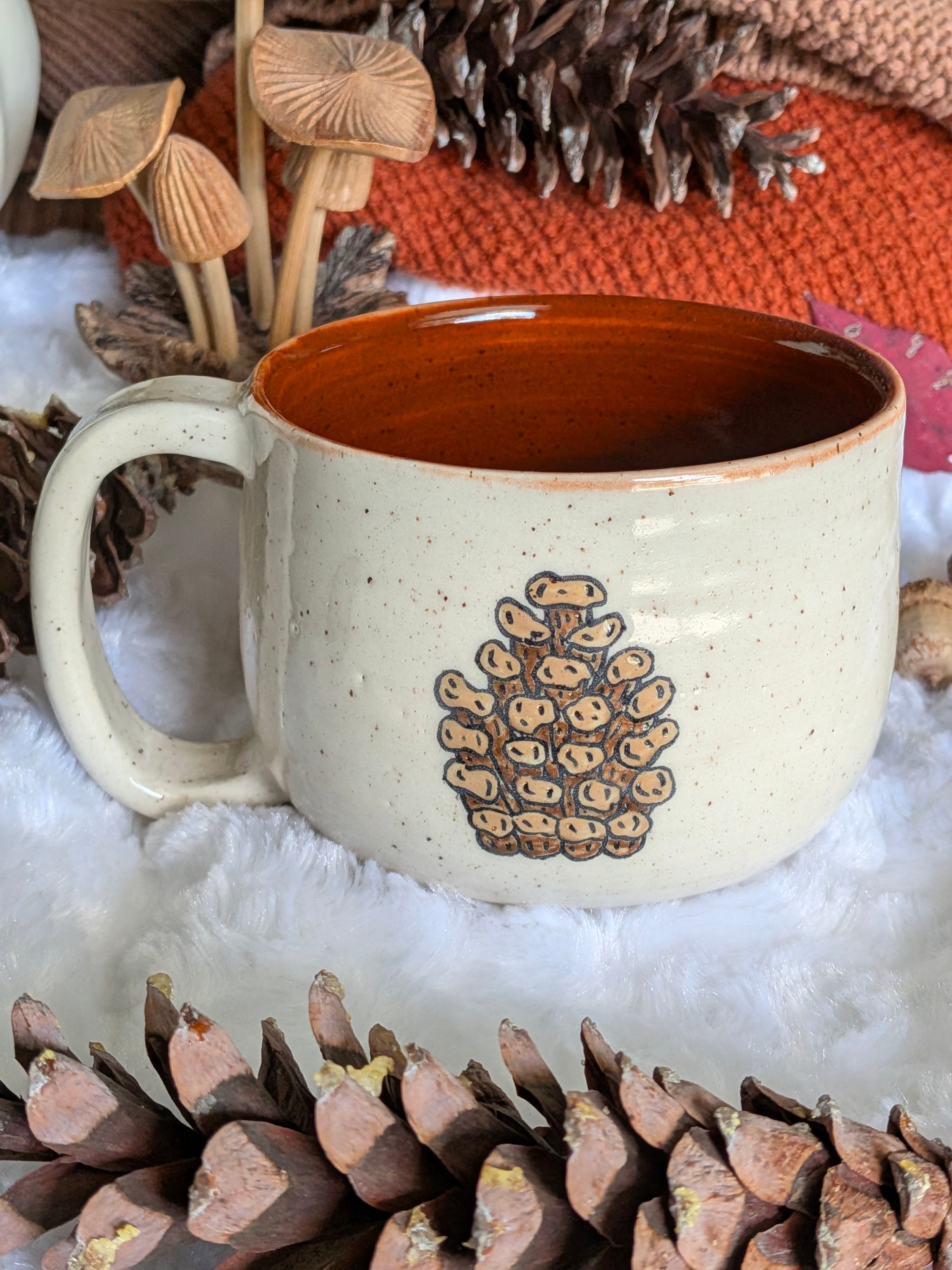Pine Cone Mugs