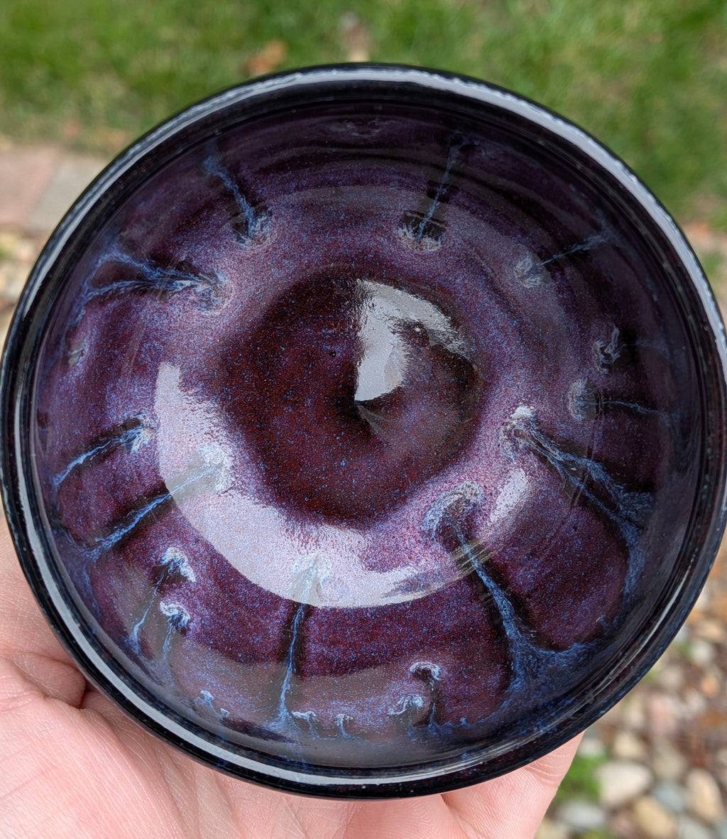Dark Cosmic Purple Bowl