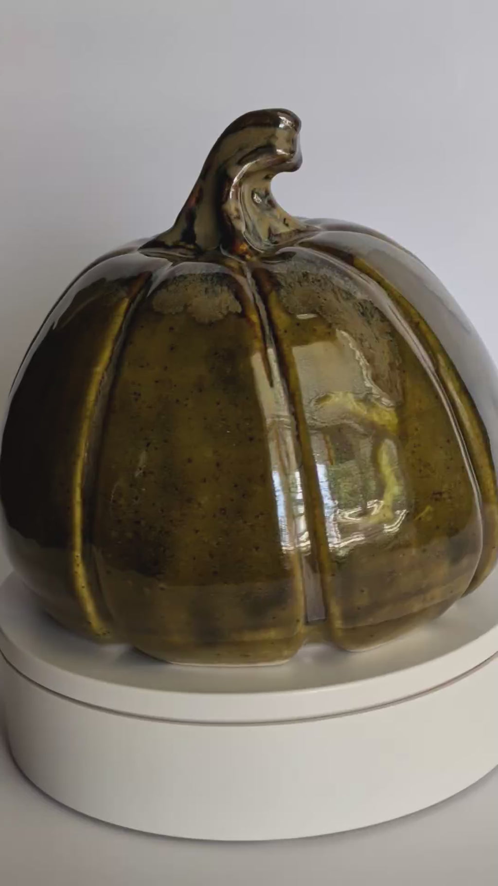 Large Dark Green Pumpkin