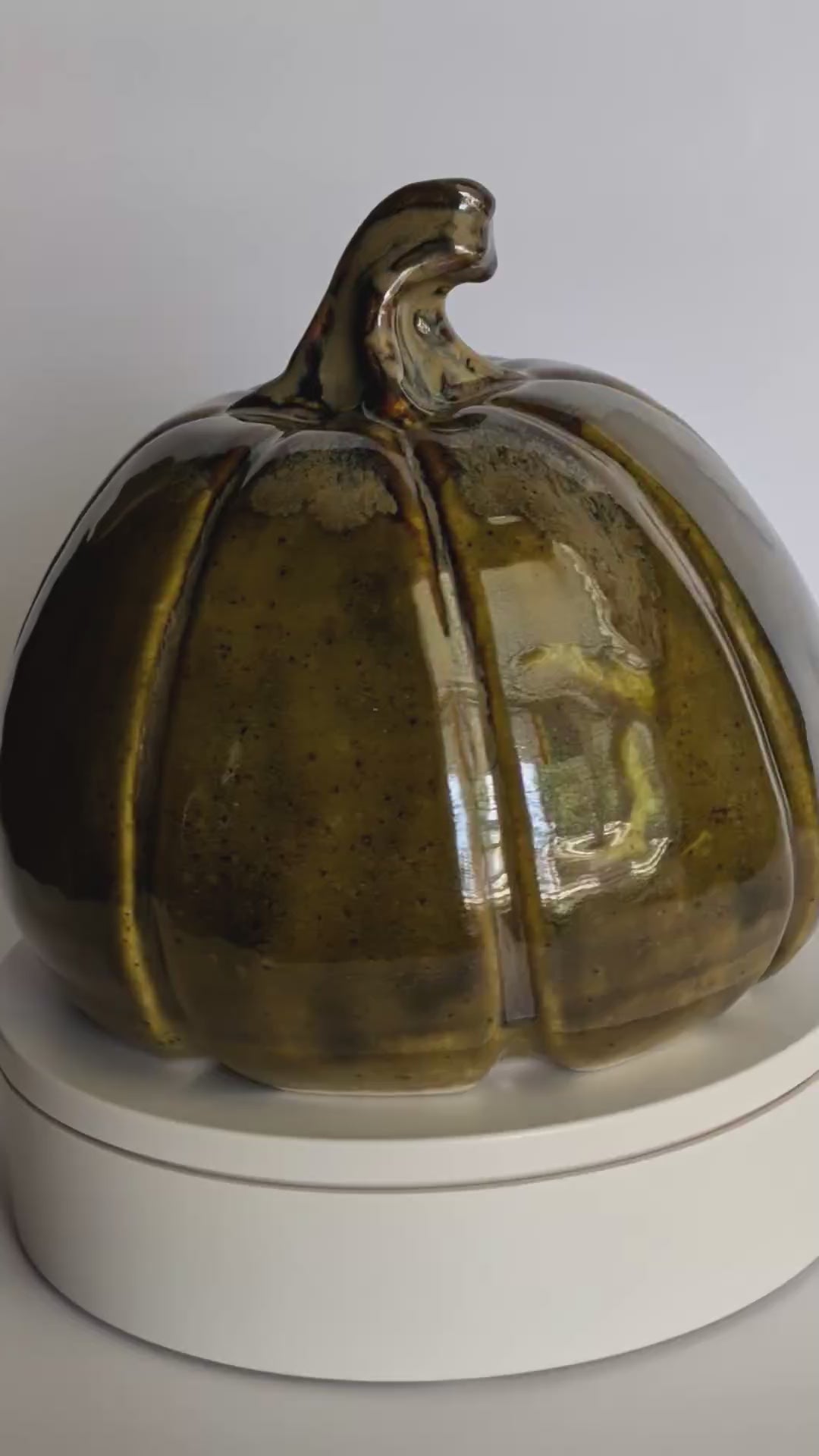 Large Dark Green Pumpkin