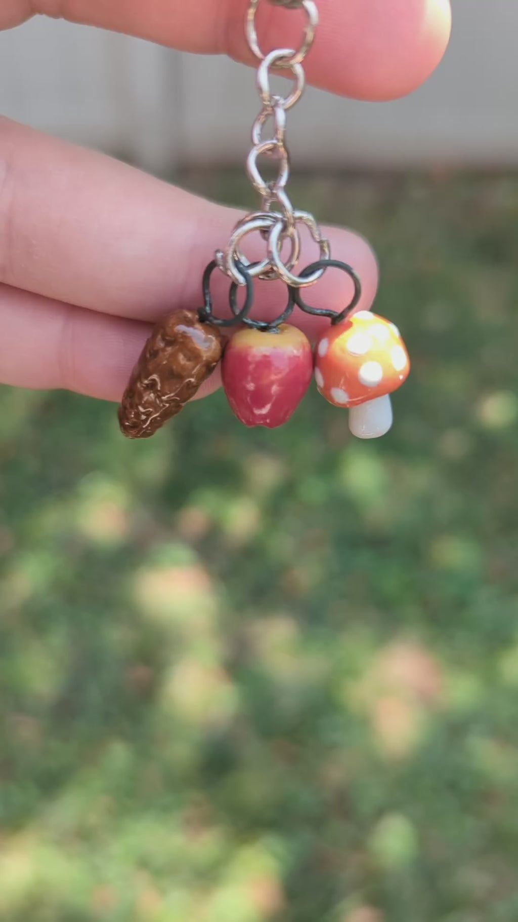 Mushroom Bag Charm