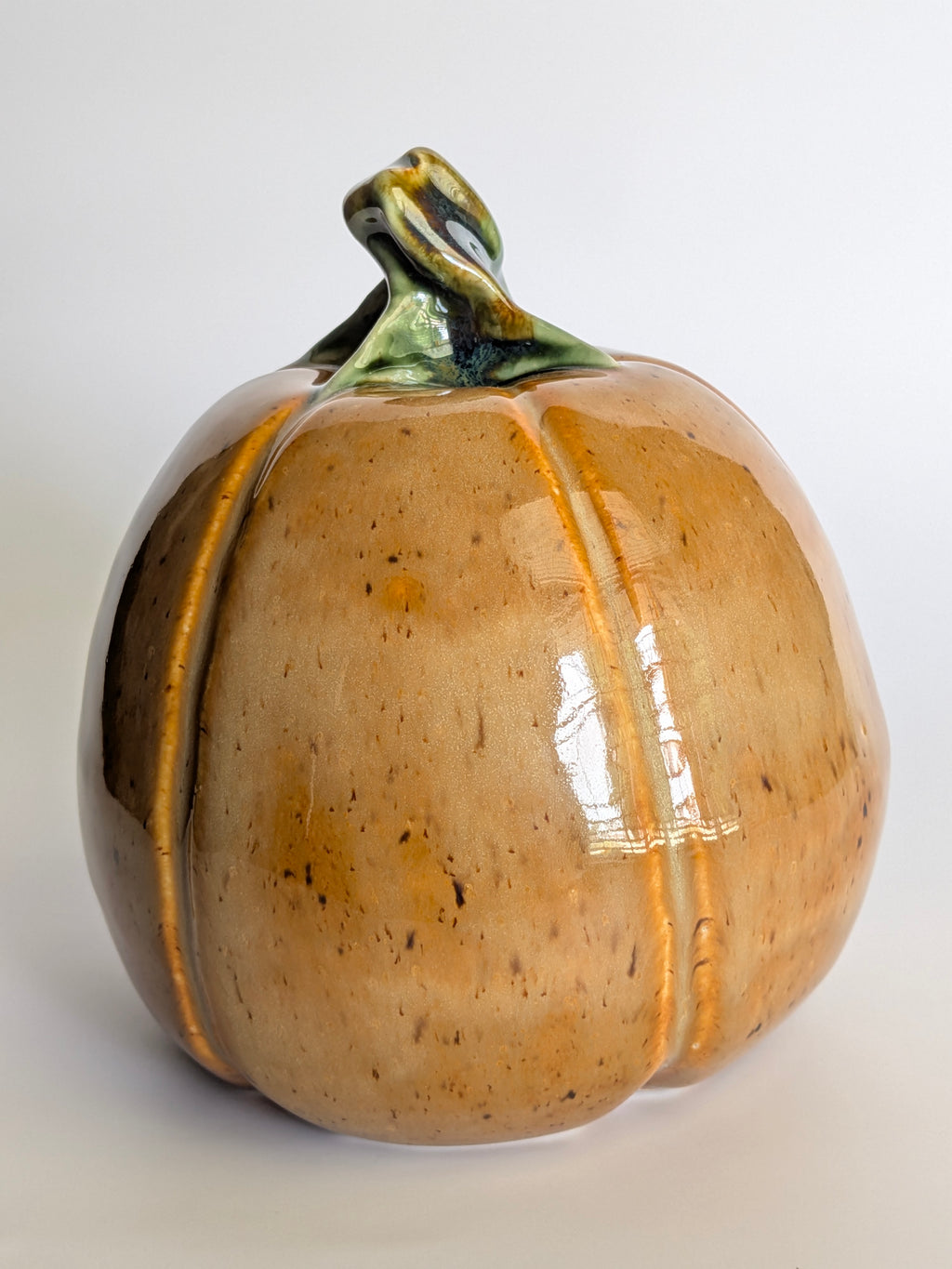 Large Mustard Yellow Pumpkin