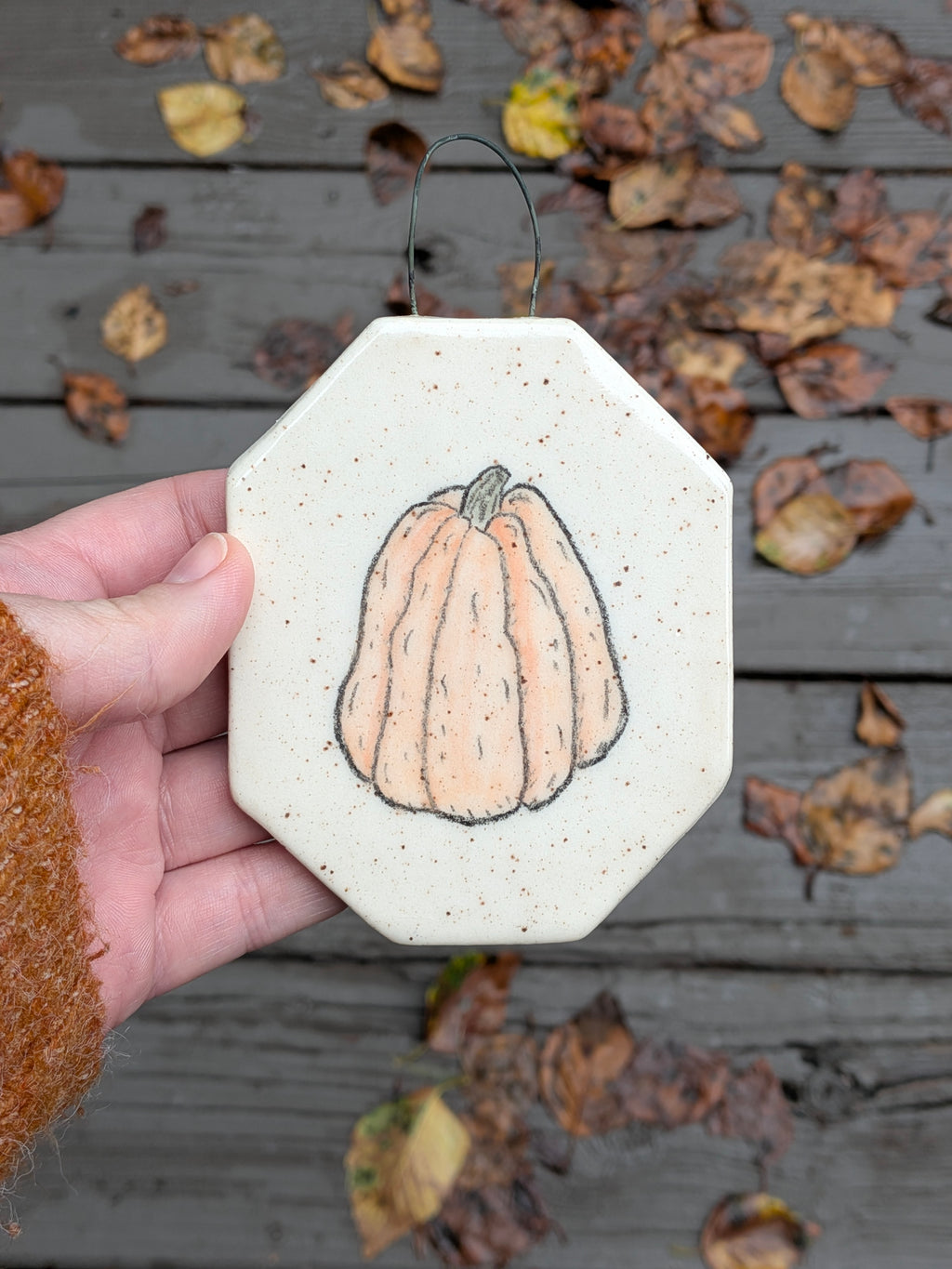 Pumpkin wall art 2