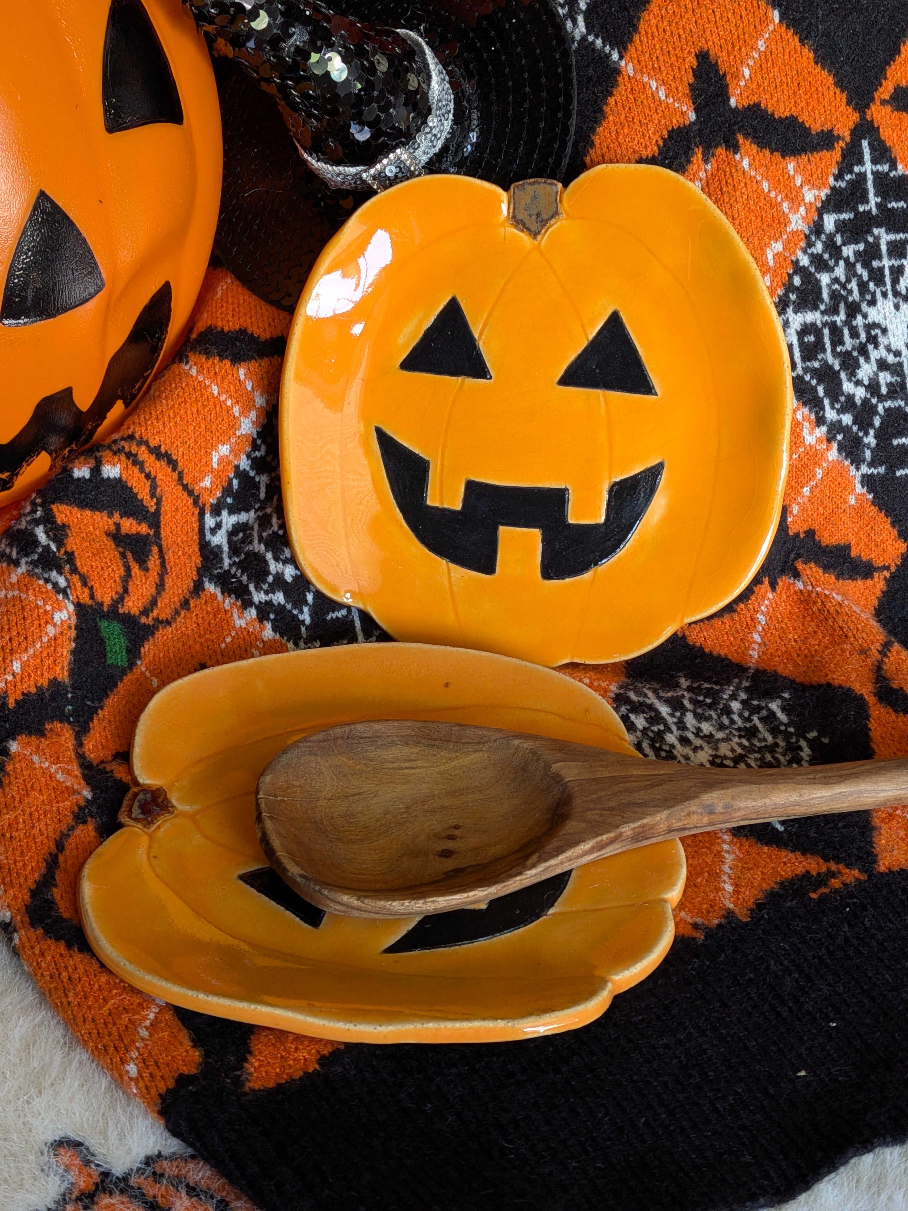 Jack-O-Lantern Spoon Rest 3