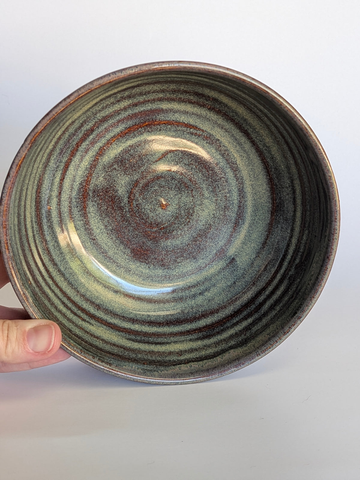 Iron Luster Drip Bowl