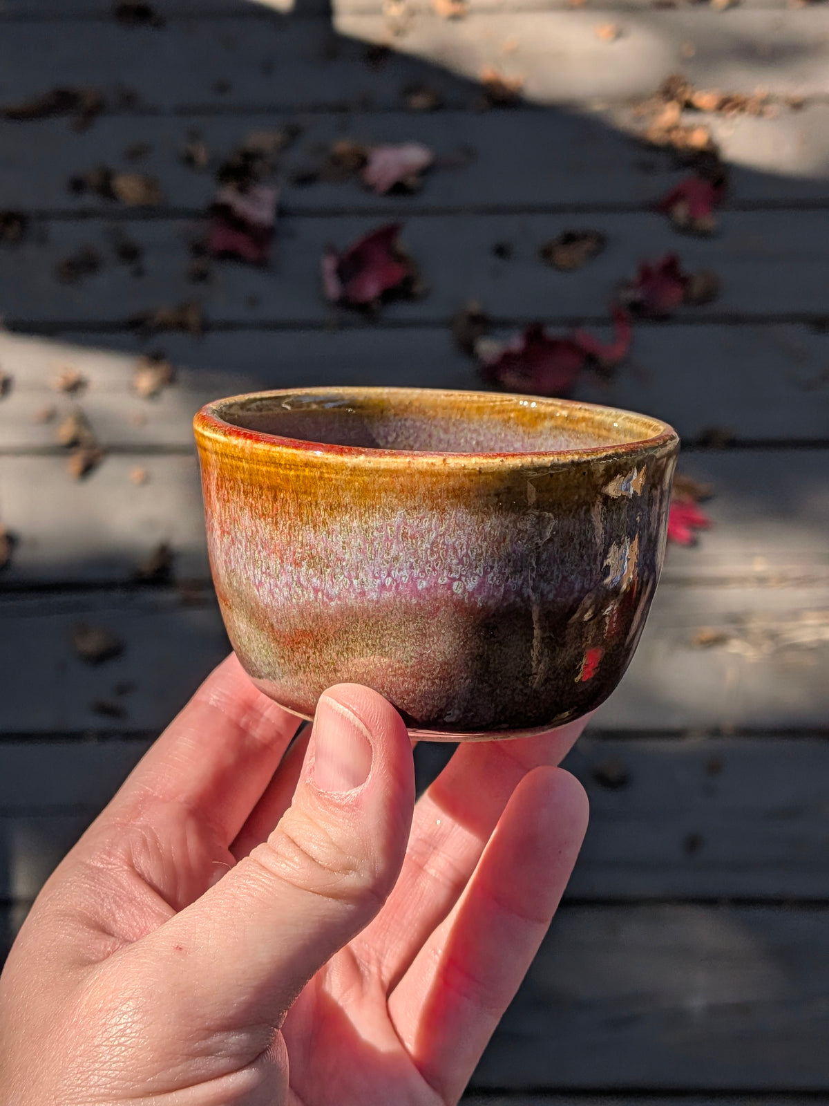 Small Autumn Red Bowl