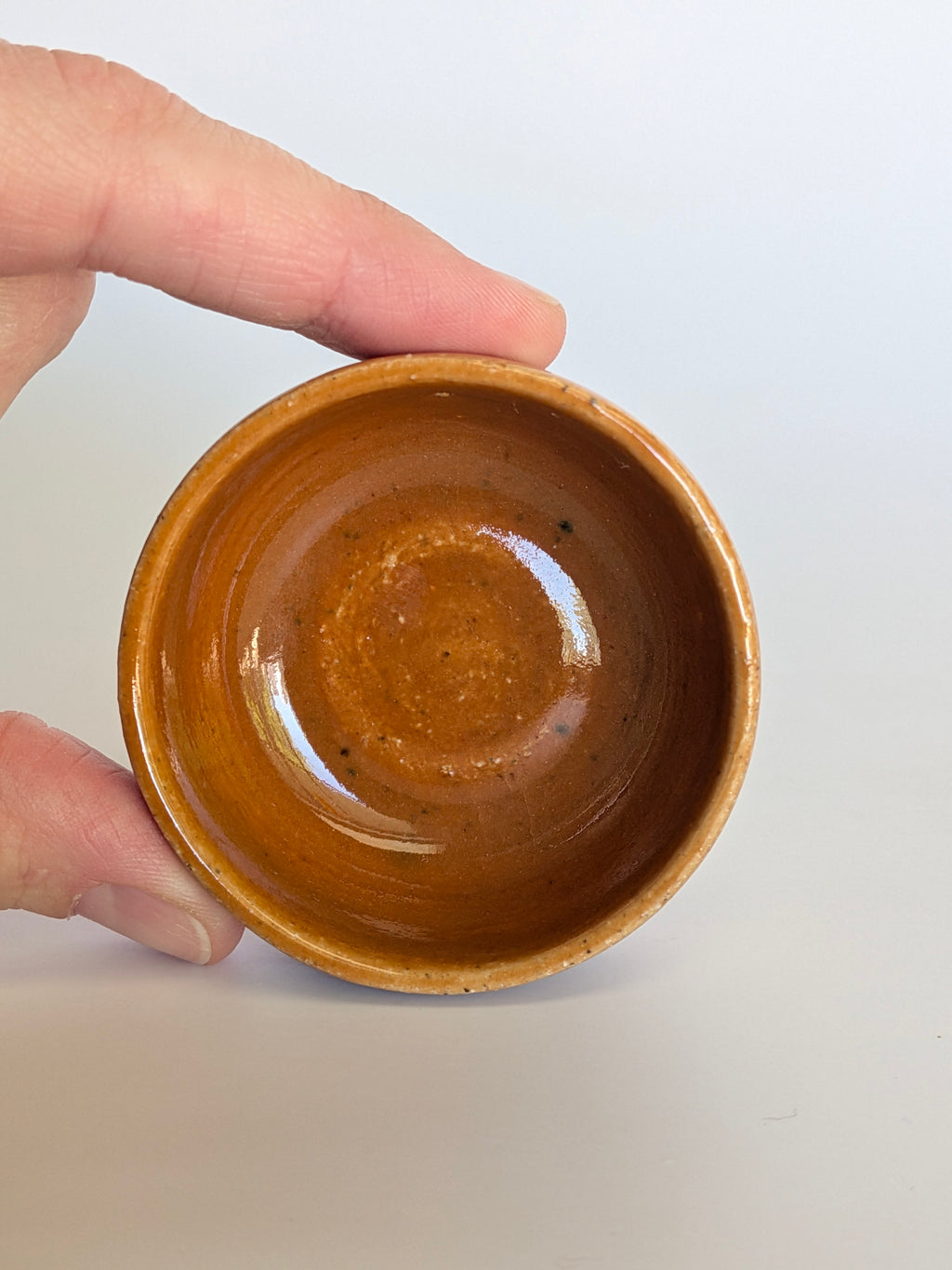Tiny Pumpkin Orange Bowl