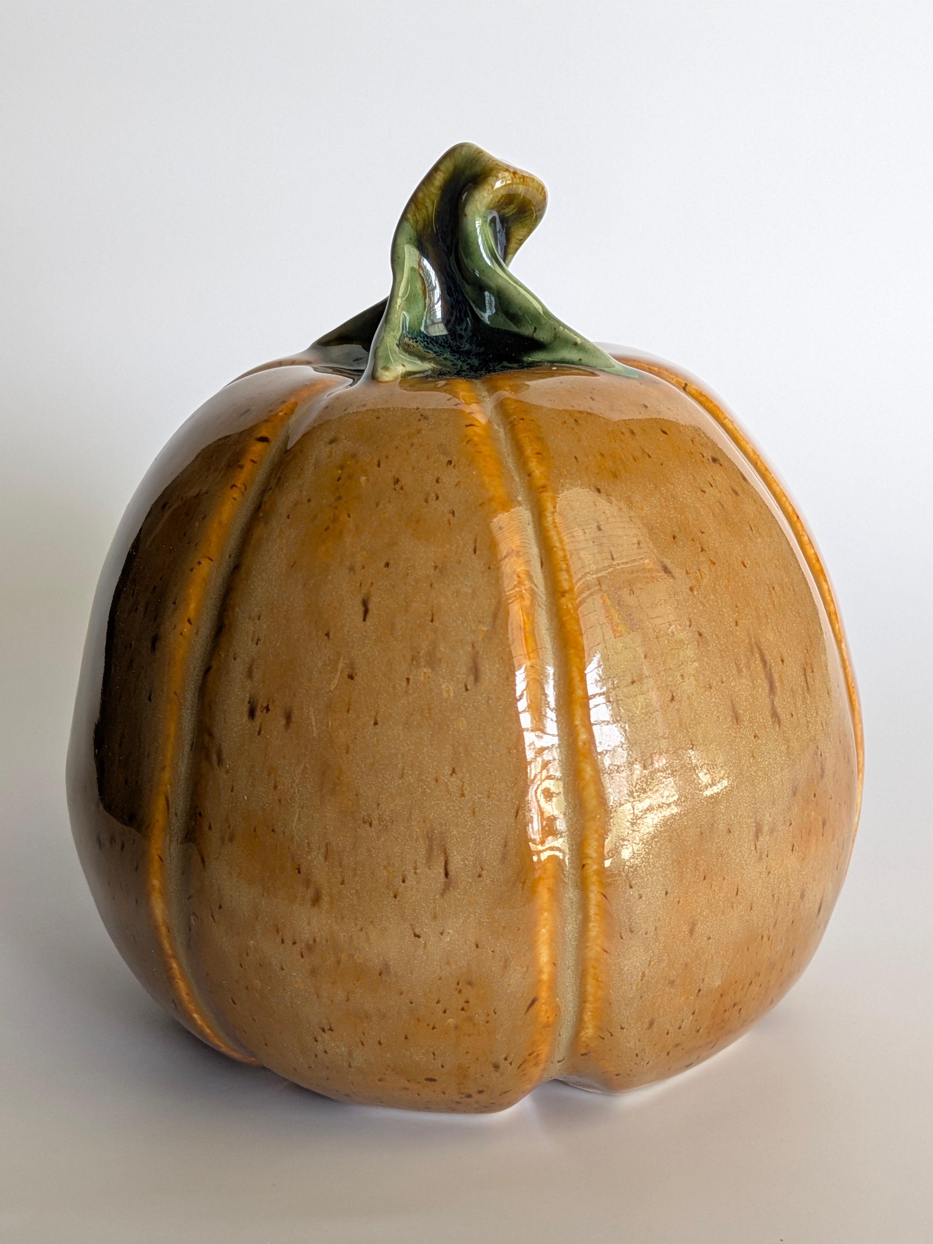 Large Mustard Yellow Pumpkin
