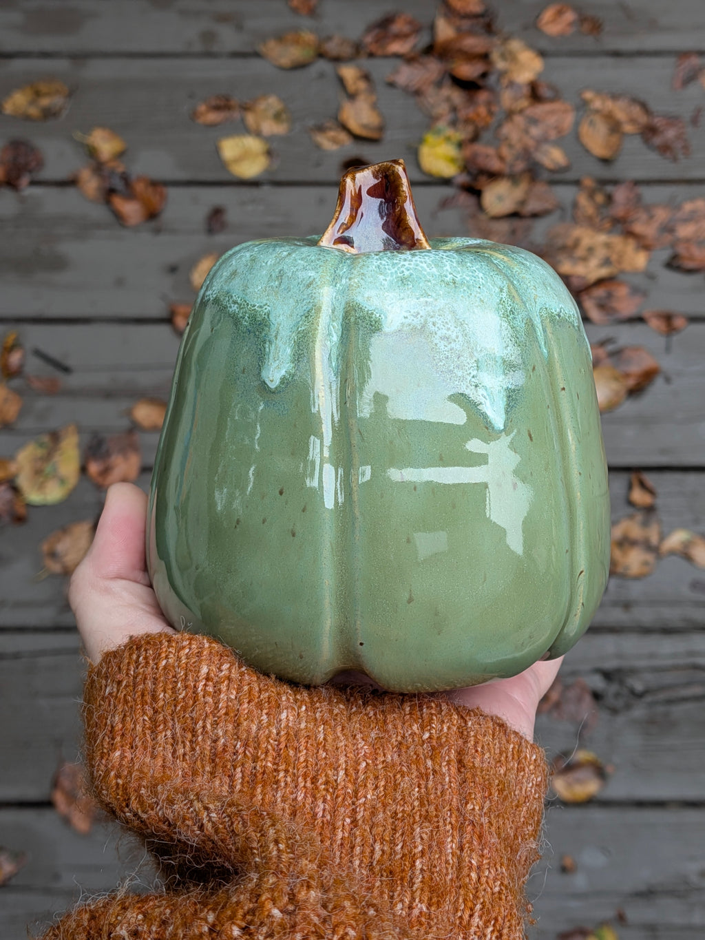 Large Light Green Pumpkin