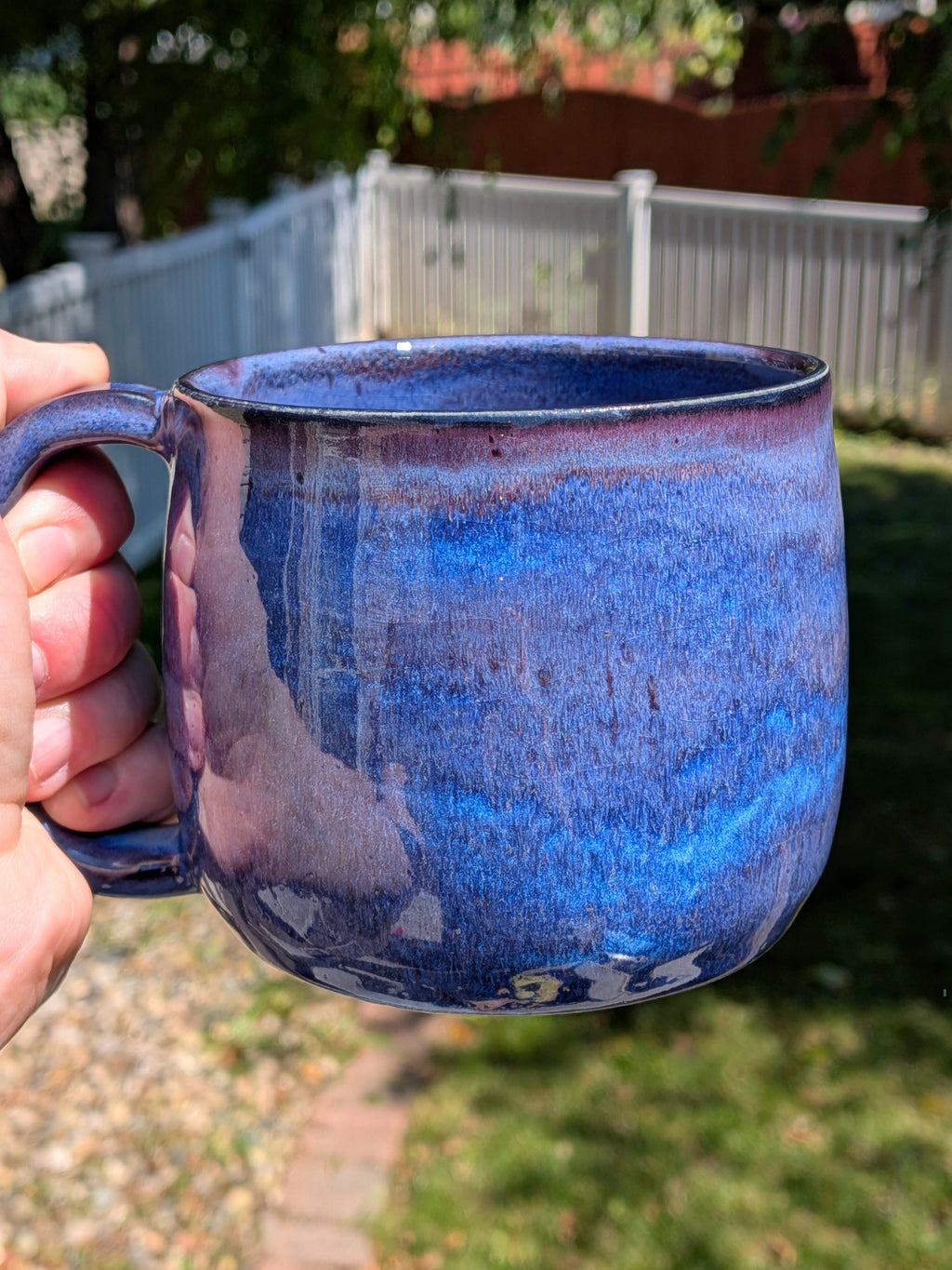 Vibrant Blue Mug 3