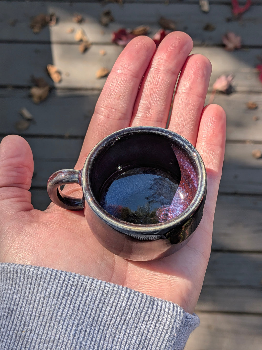Tiny Cosmic Purple Mug
