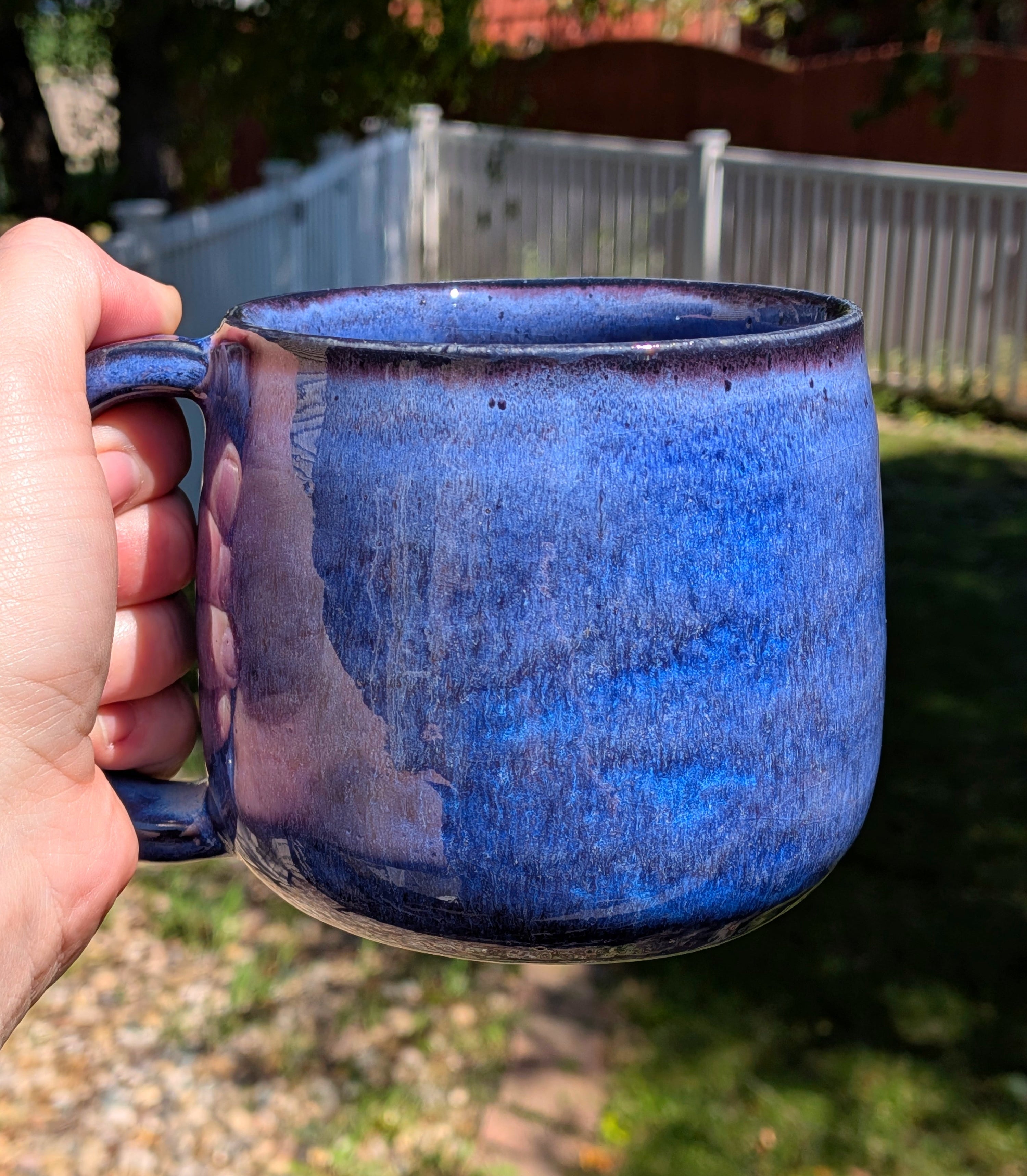 Vibrant Blue Mug 4