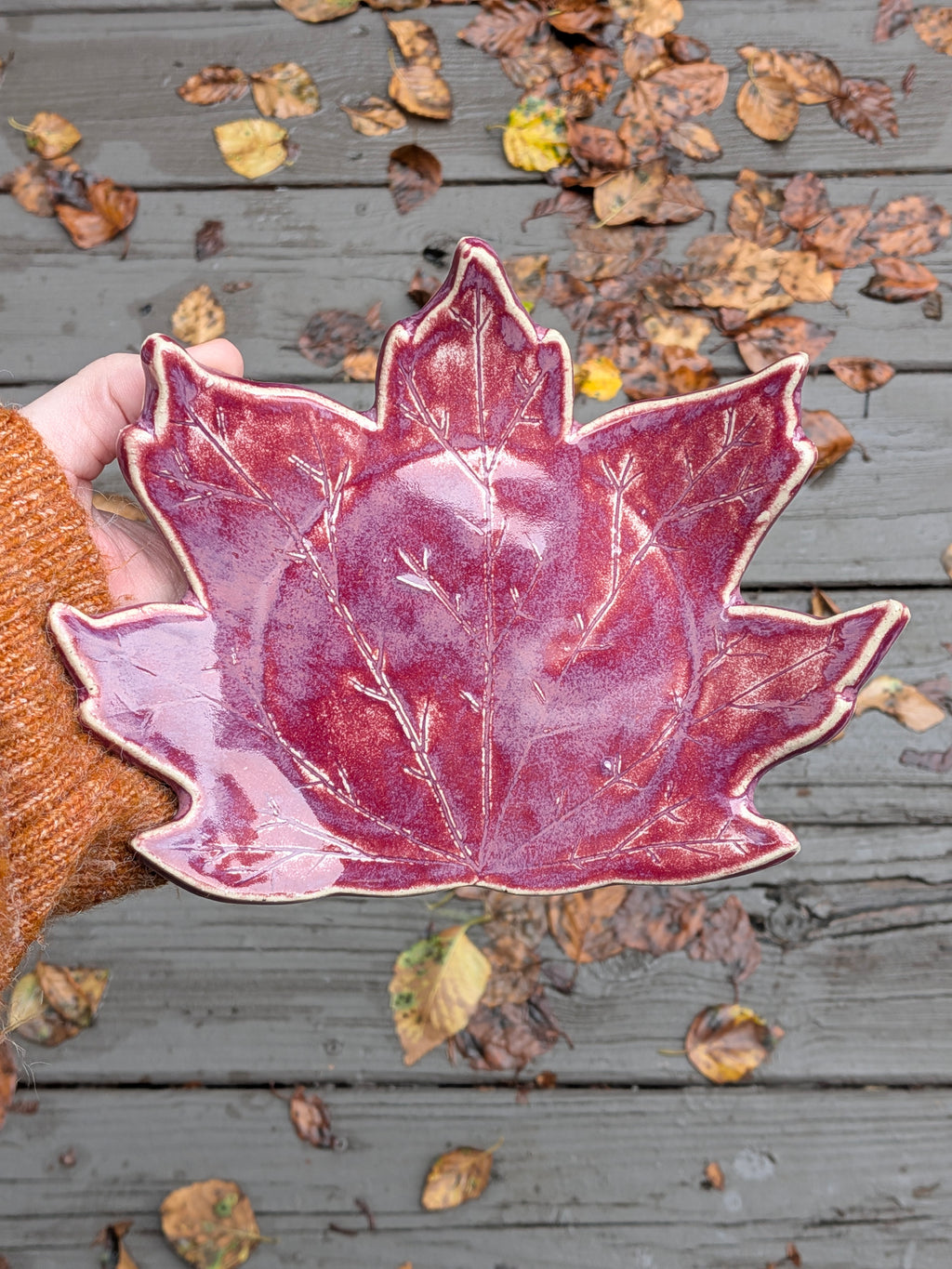 Maple Leaf Spoon Rest 2