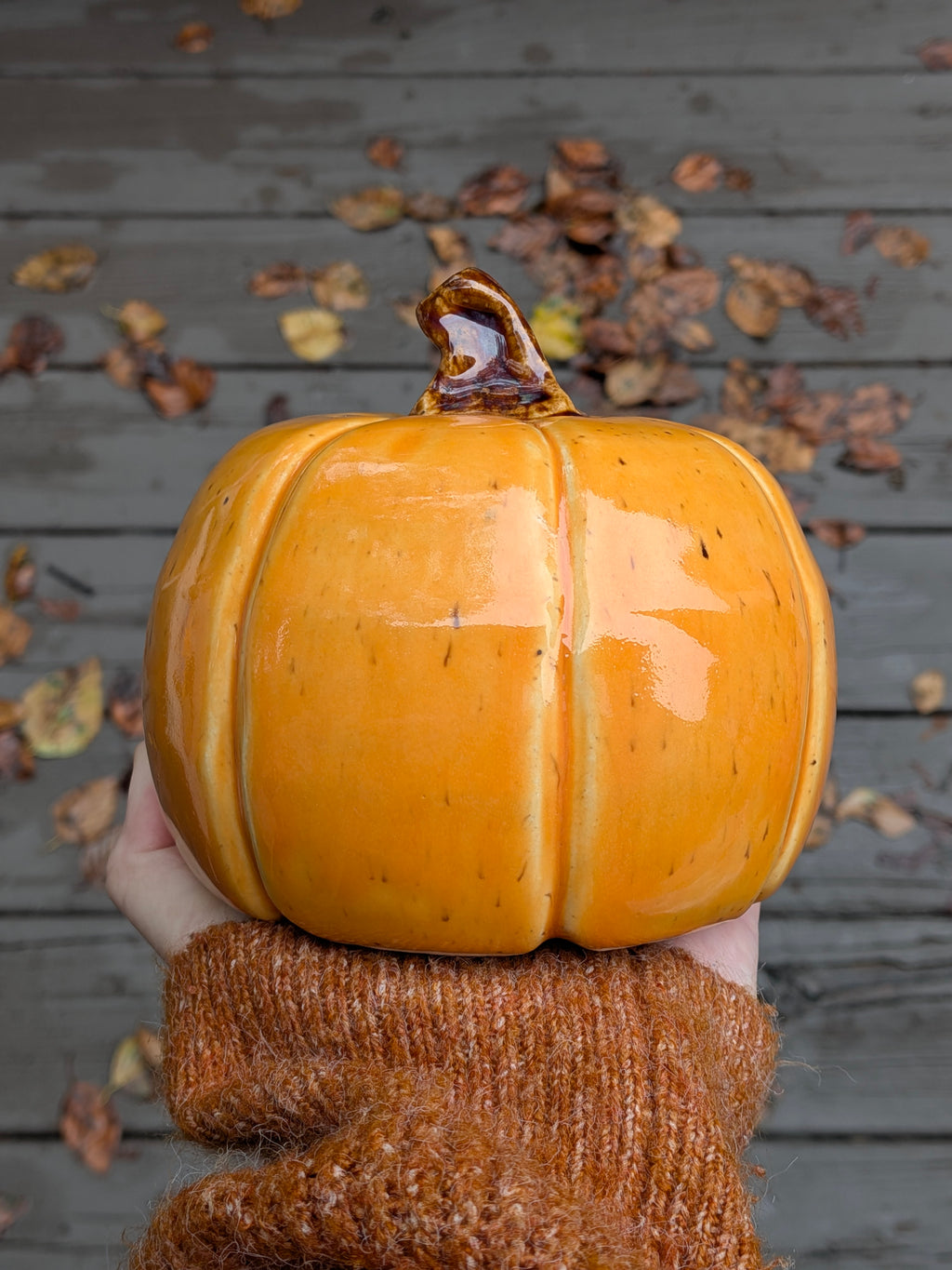 Large Orange Pumpkin