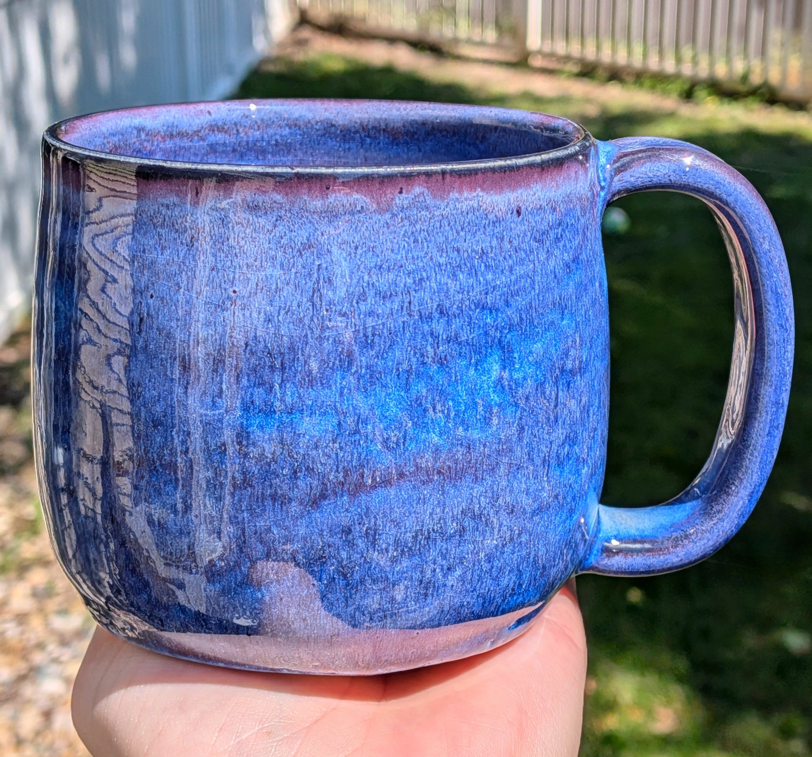 Vibrant Blue Mug 3