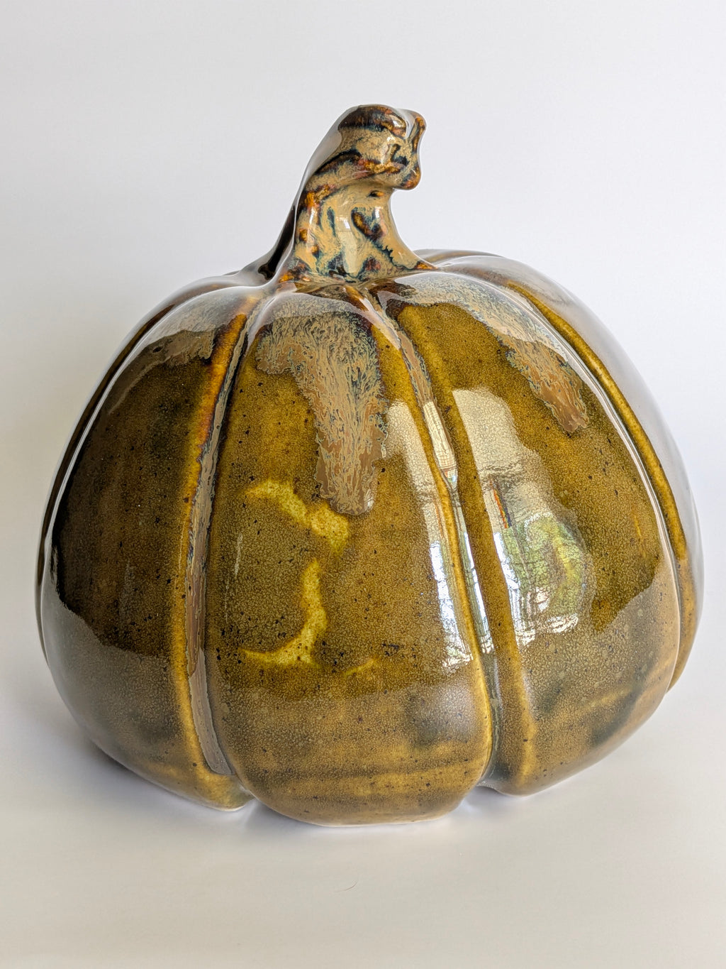 Large Dark Green Pumpkin