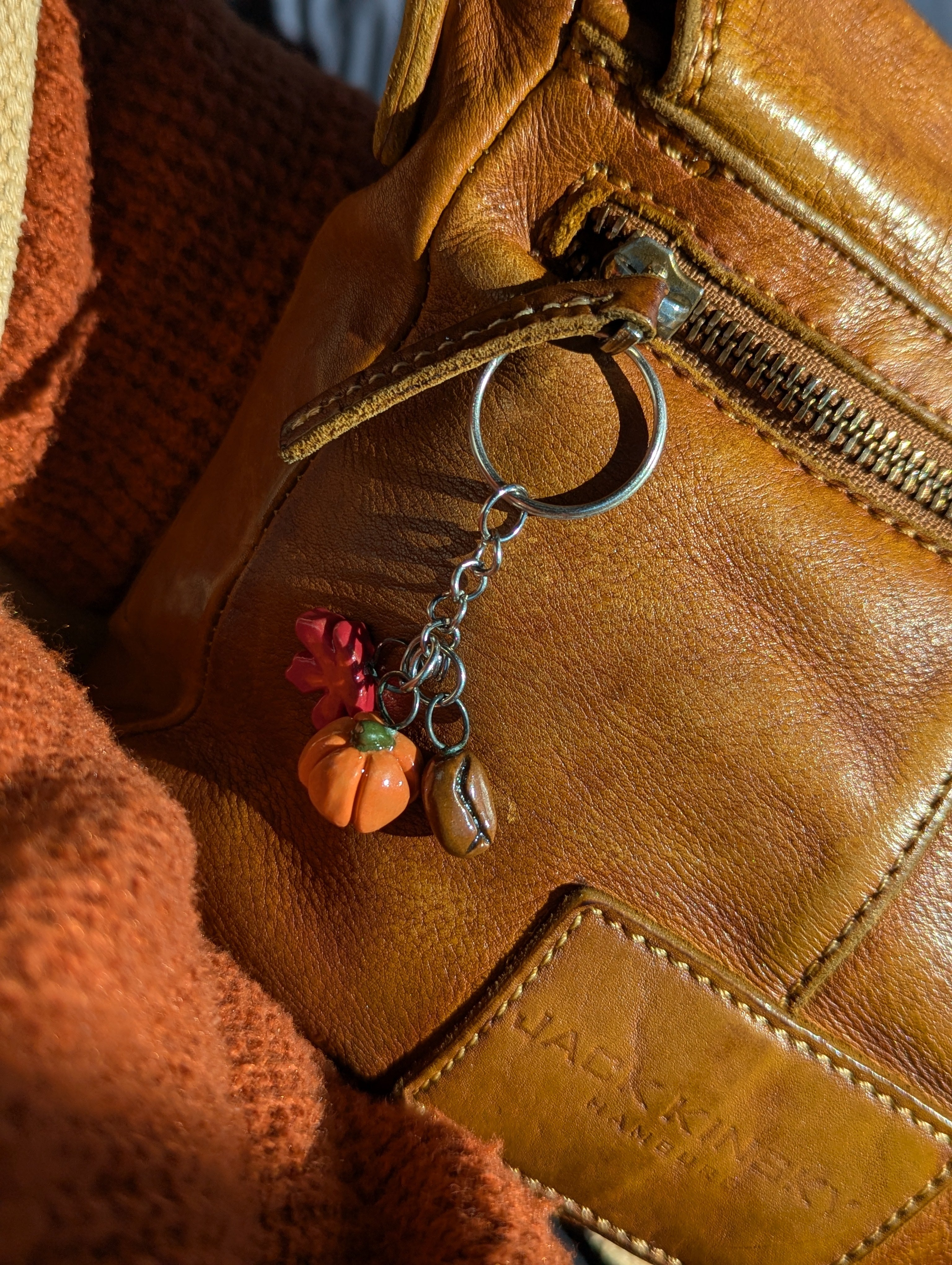 Pumpkin Bag Charm